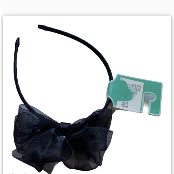Copper Key Girl’s   Organza Bow Black Headband(Copper Key) - Picture 7 of 7